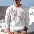 Vintage Distressed Baseball Number 34 Jersey Player Uniform Unisex Sweatshirt Vintage Distressed Baseball Number 34 Jersey Player Uniform Unisex Sweatshirt