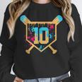 10 Years Old 10th Birthday Baseball Ice Cream Dripping Boys Unisex Sweatshirt 10 Years Old 10th Birthday Baseball Ice Cream Dripping Boys Unisex Sweatshirt