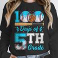 100 Days Of 5th Grade Baseball 100th Day Of School Boys Kids Unisex Sweatshirt 100 Days Of 5th Grade Baseball 100th Day Of School Boys Kids Unisex Sweatshirt