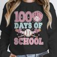 100 Days Of School Baseball 100th Day Of School Girls Unisex Sweatshirt