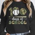 100 Days Of School Baseball Camo Art For Boys Kids Students Unisex Sweatshirt 100 Days Of School Baseball Camo Art For Boys Kids Students Unisex Sweatshirt