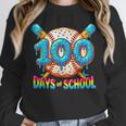 100 Days Of School Baseball Drip Boys 100th Day Of School Unisex Sweatshirt