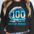100 Days Of School Baseball Drip Ice Cream Kid Boy 100th Day Unisex Sweatshirt 100 Days Of School Baseball Drip Ice Cream Kid Boy 100th Day Unisex Sweatshirt