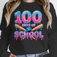 100 Days Of School Baseball Dripping Ice Cream 100th Day Unisex Sweatshirt 100 Days Of School Baseball Dripping Ice Cream 100th Day Unisex Sweatshirt