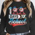 100 Days Of School Boys Baseball Drip 100th Day Dabbing Ball Unisex Sweatshirt