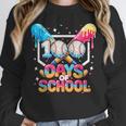 100 Days Of School Ice Cream Baseball Player For Kids Boys Unisex Sweatshirt