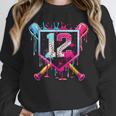 12th Birthday Boys Baseball Ice Cream Drip Boys Baseball Unisex Sweatshirt