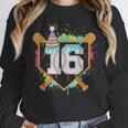 16th Birthday Baseball Drip Number 16 Year Old Birthday Boy Unisex Sweatshirt 16th Birthday Baseball Drip Number 16 Year Old Birthday Boy Unisex Sweatshirt