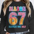 6 7 Mason Baseball Drip Number 67 Player Or 67th Birthday Unisex Sweatshirt