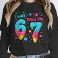 I Was 6 Now I'm 7 67 Birthday Baseball Drip 7 Year Old Unisex Sweatshirt I Was 6 Now I'm 7 67 Birthday Baseball Drip 7 Year Old Unisex Sweatshirt