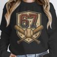 67 Baseball Meme Vintage Sports Crest Retro 67 Player Unisex Sweatshirt 67 Baseball Meme Vintage Sports Crest Retro 67 Player Unisex Sweatshirt