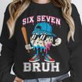 67 Six Seven Baseball Ice Cream Drip Number 67 Player Unisex Sweatshirt