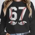 67 Six Seven Number 6 7 Meme Baseball Six Seven For Boys Men Unisex Sweatshirt 67 Six Seven Number 6 7 Meme Baseball Six Seven For Boys Men Unisex Sweatshirt