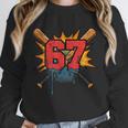 67 Sports Meme – Baseball Bats Number 6 7 Unisex Sweatshirt 67 Sports Meme – Baseball Bats Number 6 7 Unisex Sweatshirt