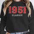 75 Year Old 1951 Classic Baseball Fan 75th Birthday Unisex Sweatshirt