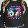 7th Birthday I Was 6 Now I'm 7 Baseball Ice Cream Drip Unisex Sweatshirt