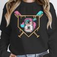 8th Birthday Baseball Bat Ice-Cream Drip 8yrs Old Boys Girls Unisex Sweatshirt