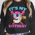 9th Birthday Baseball 9 Year Old Ice Cream Drip Boy Baseball Unisex Sweatshirt
