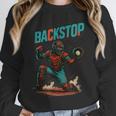 Backstop Catcher Baseball Graphic Unisex Sweatshirt Backstop Catcher Baseball Graphic Unisex Sweatshirt