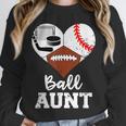 Ball Aunt Heart Football Baseball Hockey Game Day Unisex Sweatshirt