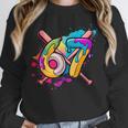 Banana Baseball 67 Ice Cream Drip Meme Unisex Sweatshirt Banana Baseball 67 Ice Cream Drip Meme Unisex Sweatshirt