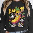 Banana Baseball Cartoon Cool Sports Kids Teens Unisex Sweatshirt