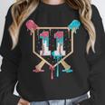 Baseball 11 Year Old Ice Cream Drip 11th Birthday Boy Player Unisex Sweatshirt