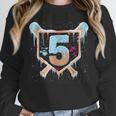 Baseball 5 Year Old Ice Cream Drip 5th Birthday Boy Number 5 Unisex Sweatshirt Baseball 5 Year Old Ice Cream Drip 5th Birthday Boy Number 5 Unisex Sweatshirt