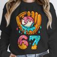 Baseball 67 Ice Cream Drip 67 Six Seven Meme 67th Birthday Unisex Sweatshirt Baseball 67 Ice Cream Drip 67 Six Seven Meme 67th Birthday Unisex Sweatshirt
