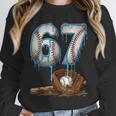 Baseball 67 Six Seven Meme 6-7 Drip Baseball Boys Men Unisex Sweatshirt