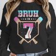 Baseball 7 Year Old Ice Cream Drip 7th Birthday Boys Player Unisex Sweatshirt