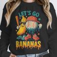 Baseball Banana Sports Drip Art For Kids Unisex Sweatshirt