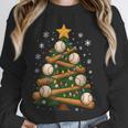 Baseball Bat Christmas Tree Lights Holiday Xmas Unisex Sweatshirt Baseball Bat Christmas Tree Lights Holiday Xmas Unisex Sweatshirt