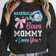 Baseball Or Bows Your Mommy Loves You Gender Reveal Matching Unisex Sweatshirt Baseball Or Bows Your Mommy Loves You Gender Reveal Matching Unisex Sweatshirt