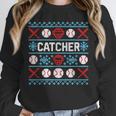 Baseball Catcher Ugly Christmas Sweater Pattern Sports Xmas Unisex Sweatshirt Baseball Catcher Ugly Christmas Sweater Pattern Sports Xmas Unisex Sweatshirt