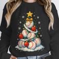 Baseball Christmas Tree Lights Santa Sport Player Lover Xmas Unisex Sweatshirt Baseball Christmas Tree Lights Santa Sport Player Lover Xmas Unisex Sweatshirt