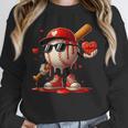 Baseball Drip Ice Cream Apparel Youth Boy Valentine Unisex Sweatshirt