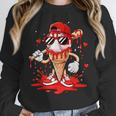 Baseball Drip Ice Cream Apparel Youth Boys Valentines Unisex Sweatshirt Baseball Drip Ice Cream Apparel Youth Boys Valentines Unisex Sweatshirt