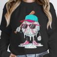 Baseball Drip Ice Cream Lifestyle Sprinkless Boy Kid Unisex Sweatshirt