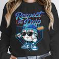 Baseball Drip Ice Cream Respect The Drip Home Plate Boy Kids Unisex Sweatshirt