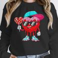 Baseball Drip Ice Cream Valentines Day Baseball Sport Boys Unisex Sweatshirt