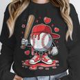 Baseball Drip Icecream Apparel Youth Boy Valentine Unisex Sweatshirt Baseball Drip Icecream Apparel Youth Boy Valentine Unisex Sweatshirt