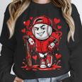 Baseball Drip Icecream Heart Red Valentine Day Boys Kids Unisex Sweatshirt Baseball Drip Icecream Heart Red Valentine Day Boys Kids Unisex Sweatshirt