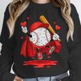 Baseball Drip Icecream Youth Boy Valentine Unisex Sweatshirt Baseball Drip Icecream Youth Boy Valentine Unisex Sweatshirt