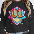 Baseball Drip Jersey Number 1 For Players & 1th Birthday Unisex Sweatshirt Baseball Drip Jersey Number 1 For Players & 1th Birthday Unisex Sweatshirt