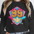 Baseball Drip Jersey Number 99 For Players & 99th Birthday Unisex Sweatshirt