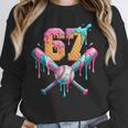 Baseball Drip Number 67 Player Unisex Sweatshirt Baseball Drip Number 67 Player Unisex Sweatshirt