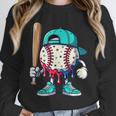 Baseball Drippy Style Apparel For Boys Youth Drip Baseball Unisex Sweatshirt Baseball Drippy Style Apparel For Boys Youth Drip Baseball Unisex Sweatshirt