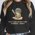 Baseball Frog Saying Batting Retro Artwork Unisex Sweatshirt Baseball Frog Saying Batting Retro Artwork Unisex Sweatshirt