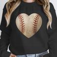 Baseball Heart Shape Valentines Day Love Boys Kids Men Unisex Sweatshirt